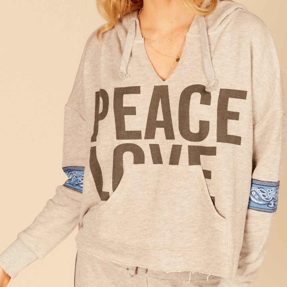 Vintage Havana PEACE LOVE Hoodie